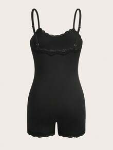 SHEIN EZwear Bộ đồ liền thân ôm sát, dễ phối đồ, nhiều món - Nhiều màu - Xem 4