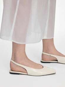 Mnmlis Women's Backless Slip-On Flats, Versatile & Comfortable, New Spring/Summer Design Valentine's Day - Apricot - View 9