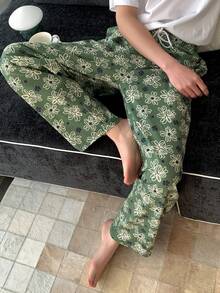 DAZY Quần dài nam mặc nhà, cạp chun, họa tiết hoa nhiều màu sắc mùa xuân. - Nhiều màu - Xem 1