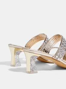 CUCCOO TILAWA 女士高跟凉鞋 - 金色 - 查看 9