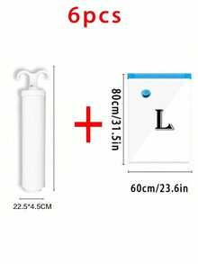 20/10/8/5/1件真空压缩袋，旅行收纳袋，衣物收纳袋，可重复使用真空袋，节省高达80%的空间，适用于夹克、衬衫、棉被、裤子、家居、宿舍、衣柜、卧室、浴室、旅行、返校季卧室、收纳袋、家居收纳、女式白色T恤、女式黑色裤子、女士冬装、连衣裙 - 彩色 - 查看 14