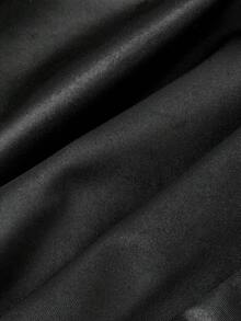 SHEIN MOD Đầm ngắn nữ đính cườm, thêu nhún, xếp ly, kiểu dáng thời trang, thích hợp dự tiệc, xòe rộng, ôm sát cơ thể, đầm ngắn màu đen, trang phục Giáng sinh cho nữ, đầm Giáng sinh màu đen. - Nhiều màu - Xem 4