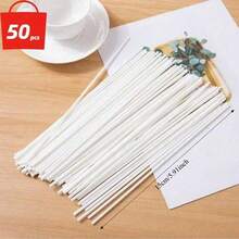 100pcs Natural Rattan Reed Diffuser Sticks - Long-Lasting Essential Oil Aroma Refills For Spa, Fragrance, Aromatic,Arom (11.81 Inch X 3 Mm)White And Black - Multicolor - View 12