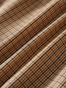 男士格子图案裤子（3件套） - 彩色 - 查看 4