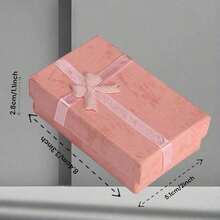 24件套蝴蝶结首饰礼盒，小型首饰礼盒，戒指、耳环、手链收纳盒，项链收纳盒，包装盒，节日礼物，周年纪念日，婚礼，生日，首饰展示和包装用品，串珠和首饰制作，生日礼物，节日礼物，朋友礼物，首饰展示，首饰携带，盒子，秋季装饰，圣诞礼物，万圣节礼物，项链盒，情侣礼物 - 多色4 - 查看 11