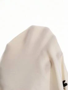 Elenzga 大码印花长款宽松优雅女装 - 杏色 - 查看 11