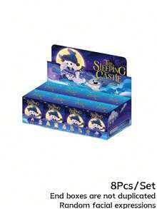 POKOJA LAND 盲盒（非毛绒填充），卡通睡堡收藏盒 - 8 款常规款 + 1 款隐藏款（隐藏款概率 0.7%），ABS 材质手办（可摆放在桌面上），专为收藏家准备的独特礼物，便携式装饰品，也是送给朋友、家人和玩具爱好者的贴心礼物，适合作为礼物送给朋友。 - 潮玩盲盒 - 查看 13