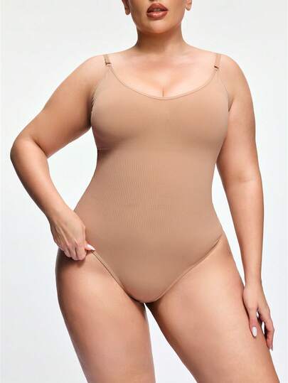 SHAPORA Mono de control de figura para mujer talla grande, diseño con botones, pantalones con refuerzo para control del abdomen, body moldeador de cintura para dar forma al Body posparto