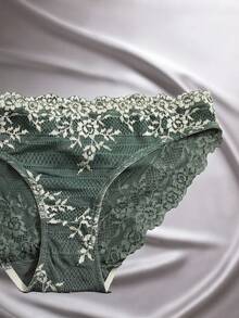 EmpressEnvy 3pack Floral Lace Panty Lingerie - Multicolor - View 4