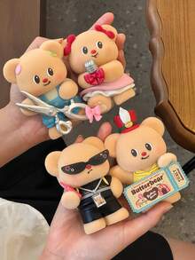 Blind Boxes,The Distinctive And Adorable Bear-Themed Collectible Boxes, Featuring Various Designs Of The Performance Theme Series, Are Made Of High-Quality Materials And Are Unique Office Bedroom Desk Ornaments. They Are The Favorite Of Toy Collectors.(Not Plush Filled) - Tide play blind box - View 6