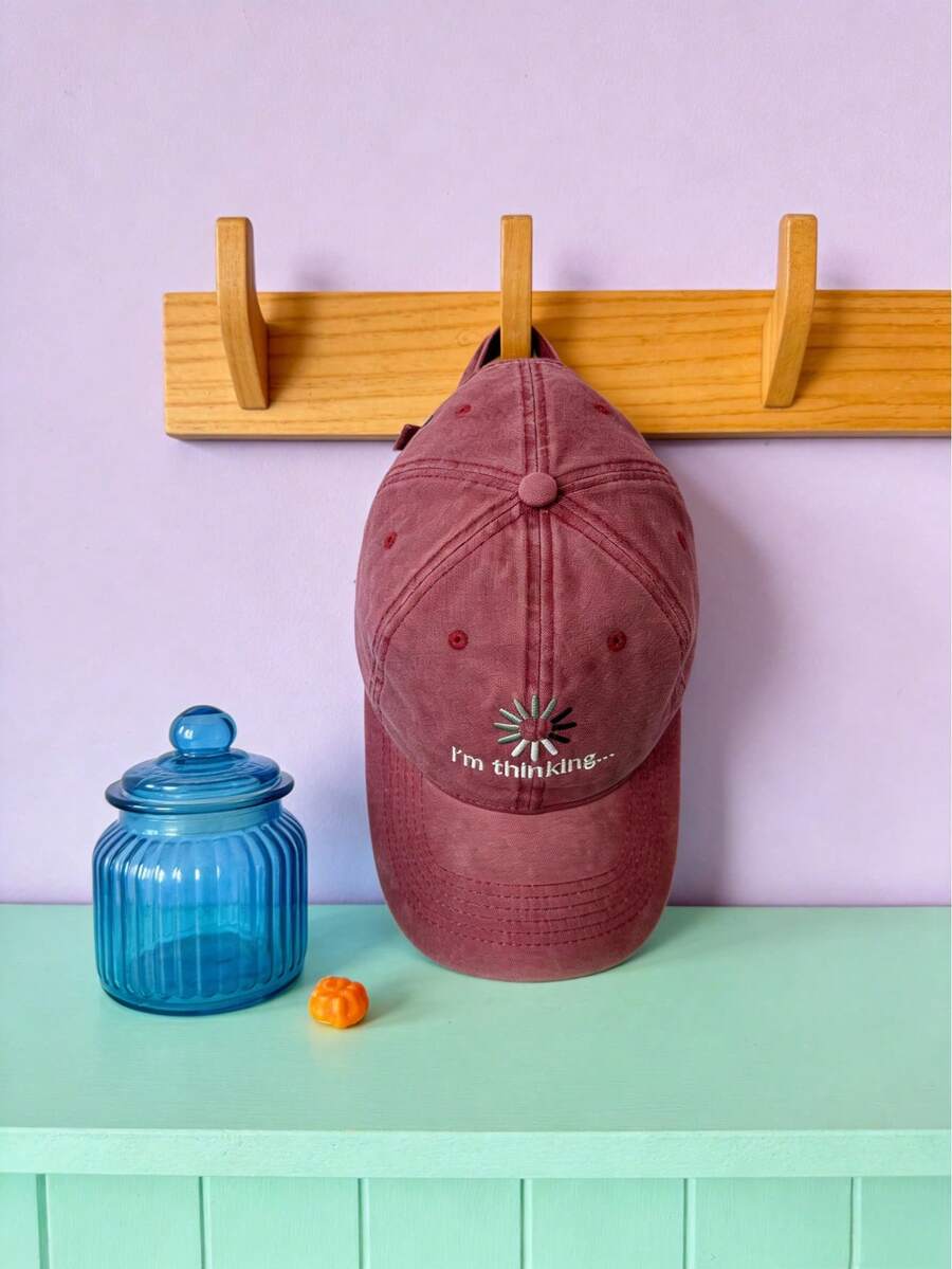 Joivida Boné de Beisebol de Algodão Lavado Vintage, Boné Trucker Bordado Unissex, Tela de Algodão Respirável nas Costas, Boné Casual para Uso Diário, Chapéu de Sol para Compras e Viagens, Ajustável com Fecho, Moda Streetwear, Boné Retrô Y2K, Unissex Homens e Mulheres - Multicolor - Visão 1
