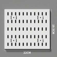 Punch-Free Pegboard, Wall Storage Rack, Easy Installation Household Hole Board Wall Shelf, Wall Hanging Storage Rack, Study E-Sports Room Storage Display Rack, Kitchen Storage Accessories - Multicolor - View 9