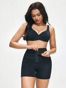 SHAPORA 1件女士黑色塑身裤 - 黑色 - 查看 7