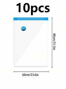 20/10/8/5/1件真空压缩袋，旅行收纳袋，衣物收纳袋，可重复使用真空袋，节省高达80%的空间，适用于夹克、衬衫、棉被、裤子、家居、宿舍、衣柜、卧室、浴室、旅行、返校季卧室、收纳袋、家居收纳、女式白色T恤、女式黑色裤子、女士冬装、连衣裙 - 彩色 - 查看 40