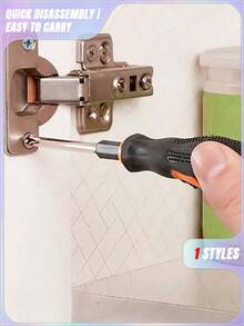 1 Set 8-In-1 Multifunctional Screwdriver Set For Mobiles And Computers - Manual Repair Tool Kit With Various Heads - Multicolor - View 5