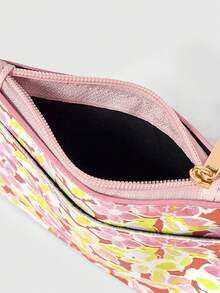 ROMWE Kawaii 装满黄色粉色花朵的可爱卡片袋 - 黃粉色 - 查看 5