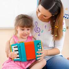 MINKOJA Accordion Toy For Toddlers Musical Instrument Educational Toys Children's Music Interest Development Gifts For Kids Boys Girls, Perfect Gifts For Children 3 Years - Multicolor - View 5