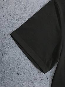 Rick and Morty X SHEIN 男士字母卡通图案圆领短袖T恤 - 白色 - 查看 4