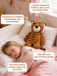 这款可爱的猫咪玩偶造型各异，有躺卧和蹲伏两种姿态，采用哑光兔毛印花，由超柔软短绒毛材料制成，手工钩织而成，填充纤维，是送给父母的完美礼物。 - 彩色 - 查看 10