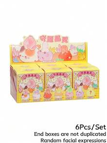 Blind Box (Non-Plush) Cute Crystal Ornament Cartoon Figurine Collectible Boxes, Cartoon-Themed Party Costume Dolls, Exquisite Tabletop Ornaments, Can Be Given As Christmas Gifts To Family And Friends - Tide play blind box - View 14