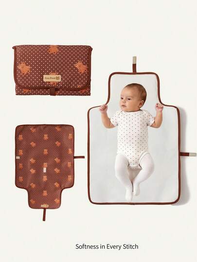 Cozy Pixies Tấm lót chống rò rỉ nước tiểu cho bé, nhỏ gọn và tiện lợi khi sử dụng ngoài trời, có thể cất trong túi của mẹ.