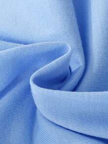 Souflis Souflis 1 chiếc đầm thường ngày màu hồng cho bé gái, cổ và tay áo bo gân, thích hợp để mặc ở nhà, đi chơi, chơi thể thao và dự tiệc. - Màu xanh lam - Xem 5