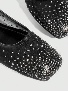 CUCCOO SZL Giày bệt nữ cho ngày Valentine - màu đen - Xem 6