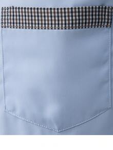 Manfinity Mode Men Contrast Plaid Button Up Shirt - Baby Blue - View 7