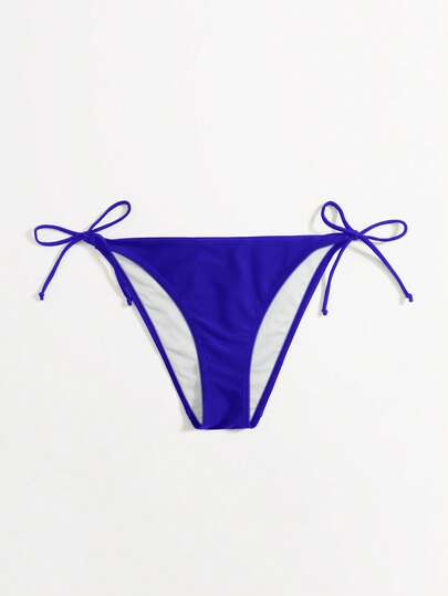 Swim Vcay 女士纯色性感系带比基尼泳裤