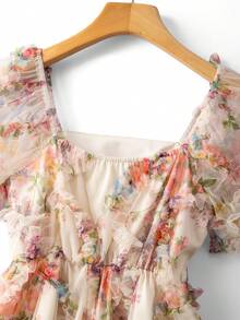 GlowEve CURVE Plus Size Elegant Blouse, Refined High-End Quality, Waist Cinching, Slimming, Romantic Texture, Versatile & Fashionable - Multicolor - View 3