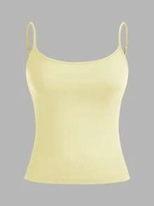 SHEIN EZwear 3pcs/Set Women's Sexy Crop Top Camisole, Suitable For Summer Camisole Tops For Women 3 Pack Tops Pastel Tops Tight Tops Cami Tops - Multicolor - View 7