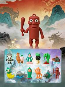 POKOJA LAND 1/12/24PCS Đồ Trang Trí Mini Sưu Tầm Sinh Vật Thần Thoại Thiết Kế Đầy Màu Sắc Sơn Hải Tĩnh Hộp Bí Ẩn Dành Cho Người Lớn, Quà Tặng Sưu Tầm, Trang Trí Nhà Cửa Văn Phòng, Phù Hợp Mọi Mùa, Bất Ngờ Ngẫu Nhiên - Nhiều màu - Xem 1