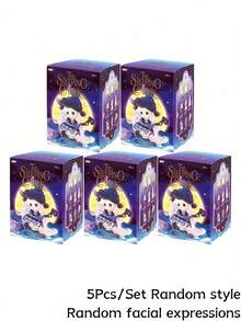 POKOJA LAND 盲盒（非毛绒填充），卡通睡堡收藏盒 - 8 款常规款 + 1 款隐藏款（隐藏款概率 0.7%），ABS 材质手办（可摆放在桌面上），专为收藏家准备的独特礼物，便携式装饰品，也是送给朋友、家人和玩具爱好者的贴心礼物，适合作为礼物送给朋友。 - 潮玩盲盒 - 查看 14