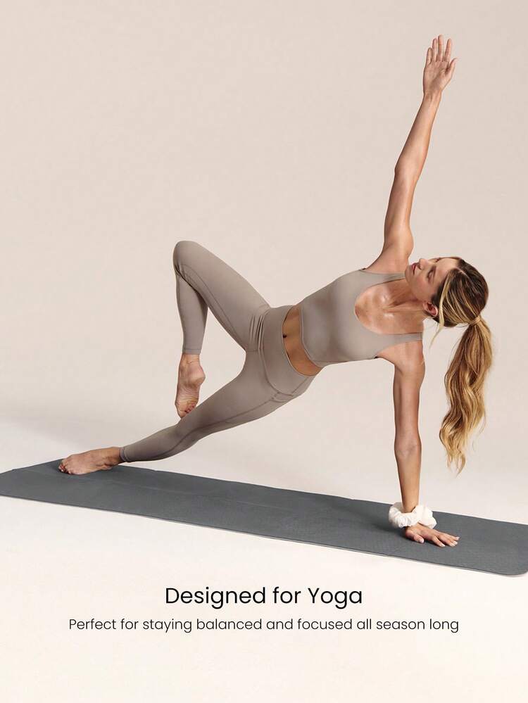 GLOWMODE Zen Fold Soft Lightweight Double-Sided Anti-Slip Foldable Yoga Mat Studio Gym Daily Active Wear - Grey - View 5