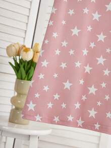 Genkimix Kids 两件套女童可爱卡通绵羊印花睡衣套装，包括粉色和灰色短袖长款睡裙，休闲家居服 - 粉色 - 查看 6