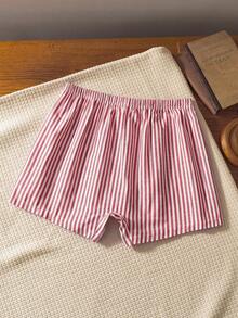 EverLounge Quần dài mặc nhà thoải mái, phong cách retro Anh Quốc bằng chất liệu cotton dành cho nam giới. - Đỏ - Xem 2