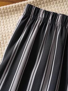 男士弹力腰带条纹休闲日常平角内裤 - 彩色 - 查看 5