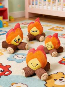 这款造型可爱的小火焰表情毛绒玩具，采用貂毛材质，超柔软短毛绒，纯手工钩织而成，填充纤维，是送给父母的完美礼物。 - 彩色 - 查看 11