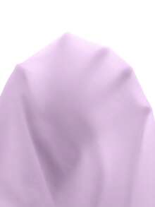 SHEIN 女童纯色翻领泡泡袖连体裤 - 淡紫色 - 查看 6