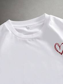 STYNVO Men's Simple Printed Long Sleeve T-Shirt - White - View 3