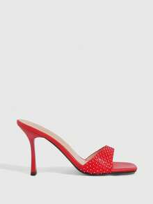 CUCCOO SZL Sandalias de gladiador para mujer - Rojo - Ver 3