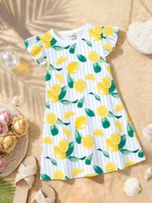 2pcs/Set Random Surprise Blind Box Outfits For Baby Girls 6 Months - 2-3 Years Old, 8 Styles To Choose 2, Sweet Cap Sleeve Dresses, Lightweight Fabric, Cute Casual Children Dresses, Random 2pcs Daily Wear Summer Baby Girl Clothing - Multicolor - View 6