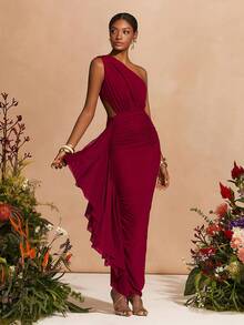 Zivah Lễ hội âm nhạc mới Xuân/Hè 2026, Lễ Phục sinh, Ngày lễ Thánh Patrick, Ngày lễ tình nhân, Hẹn hò, Phong cách phương Tây, Du mục, Tiệc sinh nhật, Tốt nghiệp, Đại học, Sinh viên, Trang phục hàng ngày, Cơ bản Đa năng, Thường ngày, Kỳ nghỉ, Du lịch du thuyền, Bãi biển, Tắm nắng, Lan truyền, Trang phục đường phố, Khách dự tiệc cưới Boho, Đi làm, Ăn trưa, Sân bay, Tiệc tùng, Đi chơi ngày lễ, Trang phục công sở, Váy maxi đỏ ôm sát, xẻ tà dài một bên vai, xẻ eo, viền lưới - Đỏ - Xem 4