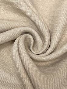 Easowa 黑色撞色滚边卡其色无袖系带A字迷你连衣裙，适合日常办公、休闲、度假、与朋友喝下午茶等场合。 - 卡其色 - 查看 8