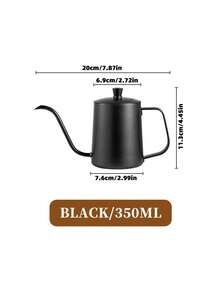 1个304不锈钢手冲咖啡壶，加厚壶身带盖，长嘴鹅颈壶，滴滤咖啡壶，咖啡机配件，厨房油壶，客厅装饰，工艺礼品 - 不鏽鋼咖啡壺 - 查看 13