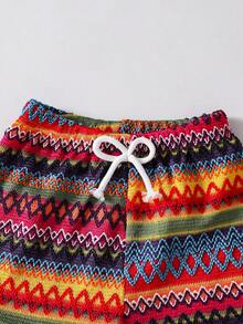 SHEIN Vintaside Kids Young Boys T-Shirt Co-Ords - Multicolor - View 5