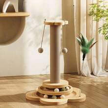 Cat Climbing Frame With Elevated Design - Durable Anti-Paw Scratching Cat Scratching Pad, Perfect For Self-Soothing, Claw-Molding And Entertaining The Cat All In One. - 46cm Longer - View 3