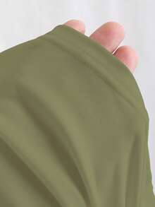 FavEase 休闲纯色修身背心，夏季 - 綠色 - 查看 6