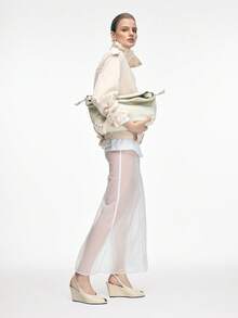 Mnmlis Women's Fashionable Versatile Commuting Minimalist Wedge Sandals Valentine's Day - Apricot - View 4