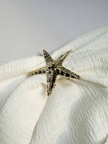 INAWLY Starfish Decor Pleated Bandeau Top For Women,White Gold,Summer,Casual,Vacation,Holiday Beach Cute Conservative Bustier Tube Top Summer - White - View 5